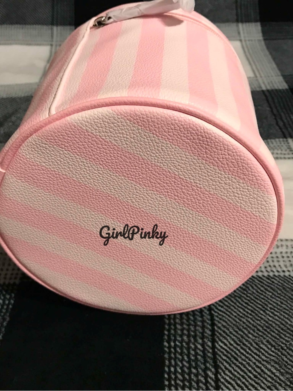 VICTORIA’S SECRET 2 PIECE VANITY MAKEUP/STORAGE CASES IN HERITAGE STRIPES - Picture 10 of 16